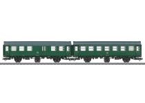Märklin 43196 - H0 - 2-tlg. Set Umbauwagen 2. Klasse mit Gepäckabteil, DB, Ep. III